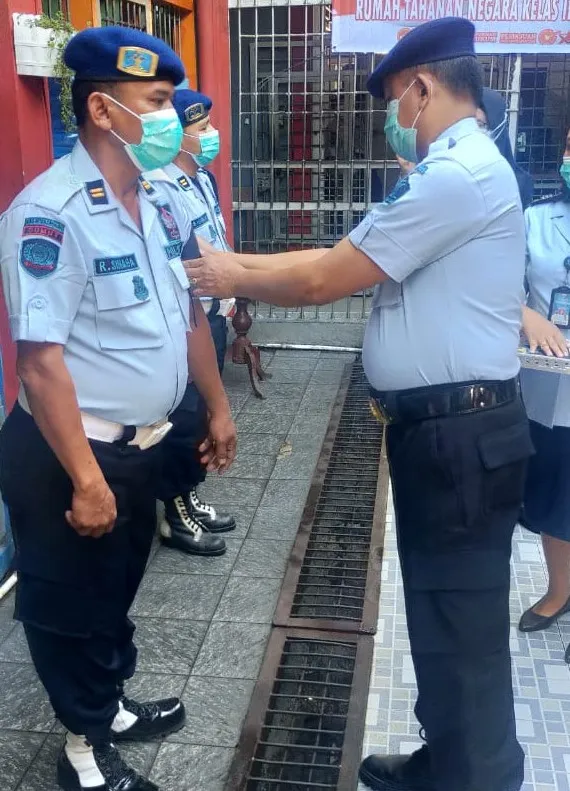 Kepala Rutan Kelas II B Sibuhuan Kukuhkan Tim Satops Patnal 