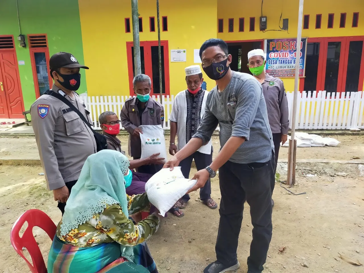 PWRI - PAMK Polres Palas Peduli Warga Terdampak Covid -19 