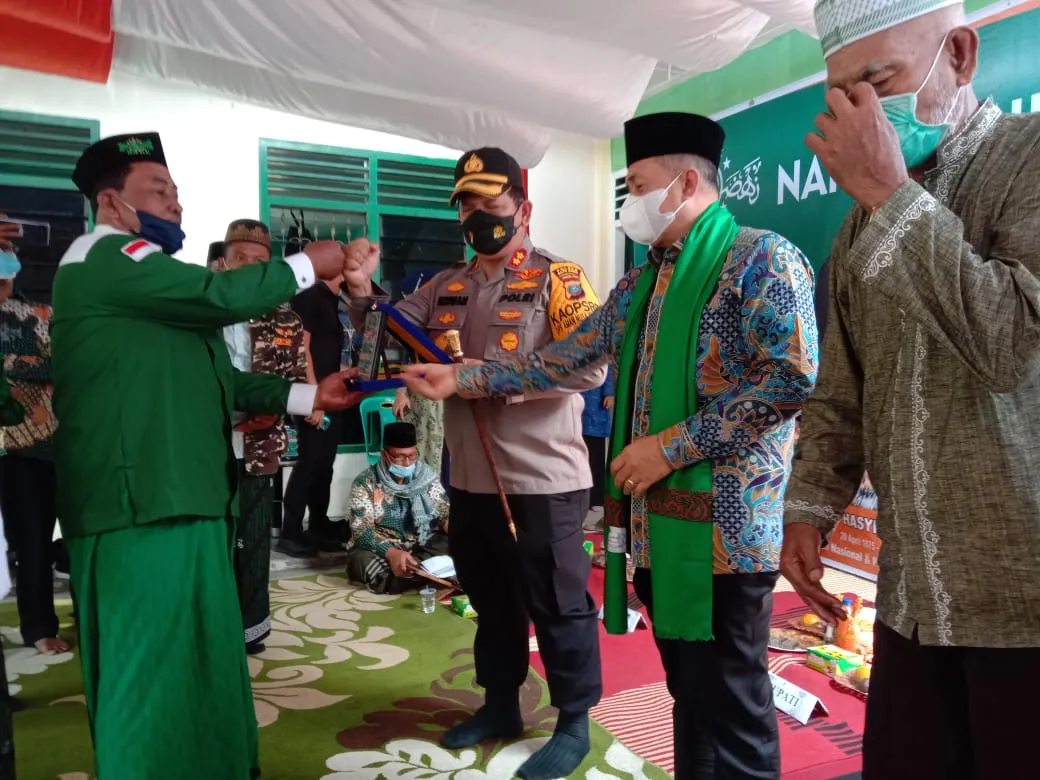 Kapolres Batu Bara Harap PC NU Lakukan Pencerahan Kepada Masyarakat Muslim