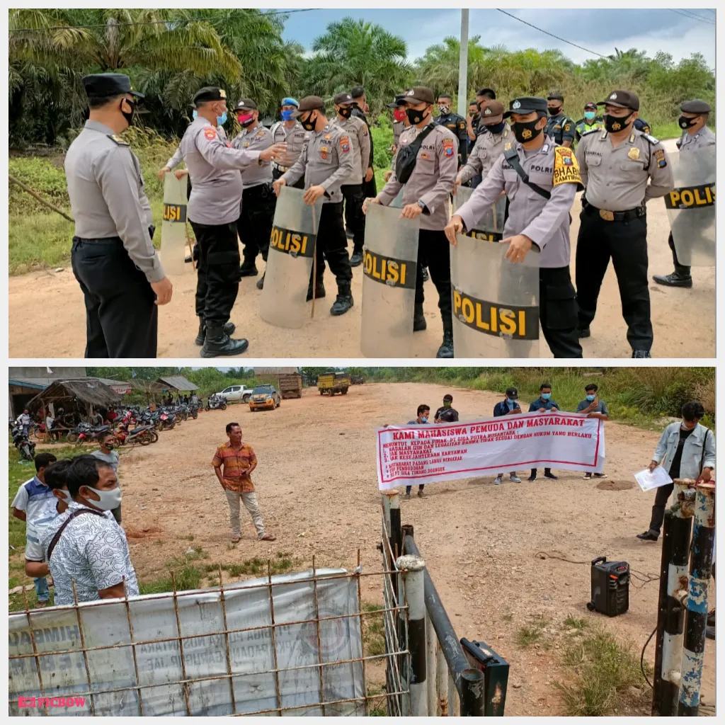 Massa FK - MPRI Demo Kantor PT GPN Aek Nabara Barumun 