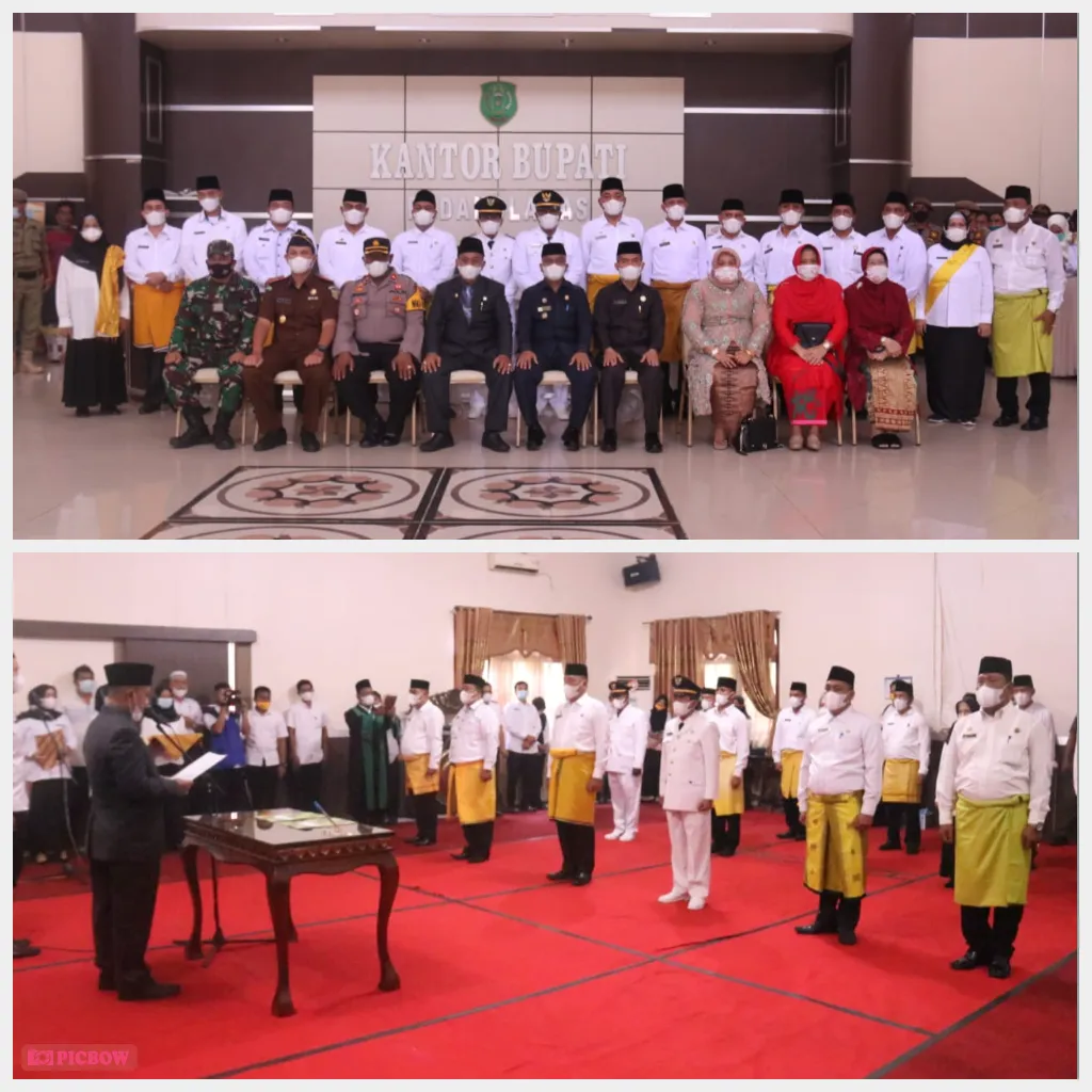 Bupati TSO Lantik 16 Pejabat Eselon II - III. "Jangan Sia-Siakan Amanah "