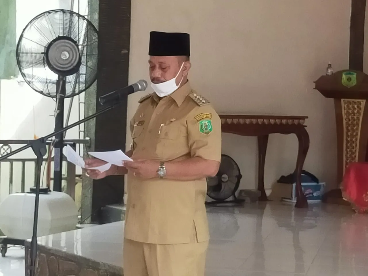 Curah Hujan Tinggi , Bupati TSO Imbau Masyarakat Tingkatkan Kewaspadaan 
