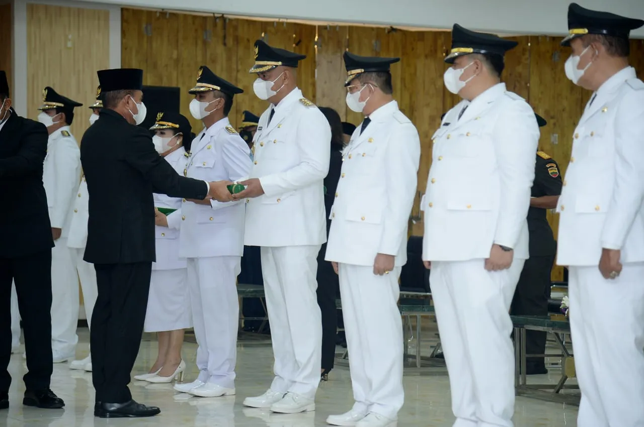 Delapan Kepala Daerah Di Sumut Dilantik. Edy Rahmayadi Ingatkan Tiga Hal