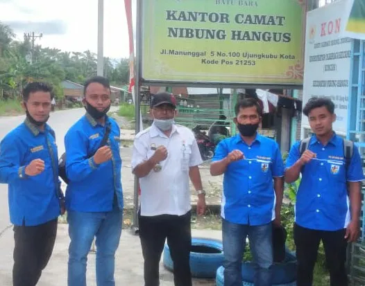 Jelang Pelantikan, DPK KNPI Silaturhami Dengan Camat Nibung Hangus