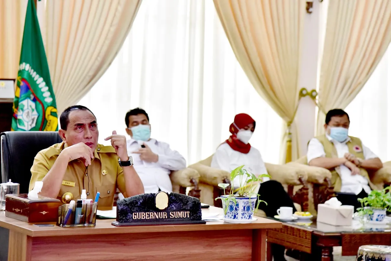Gubernur :  Masyarakat  Sumut Tidak Menolak Vaksin