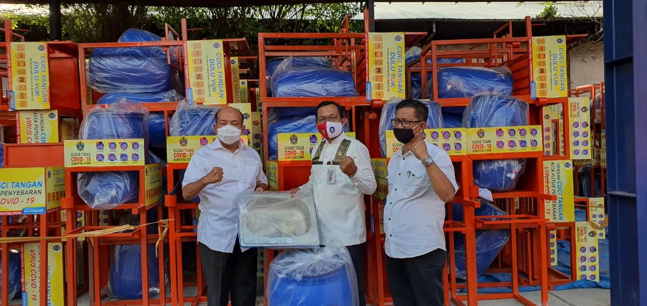 Kabupaten Batu Bara Terima Bantuan 500.000 Masker, 85.000 Handsanitizer Untuk Pendidikan