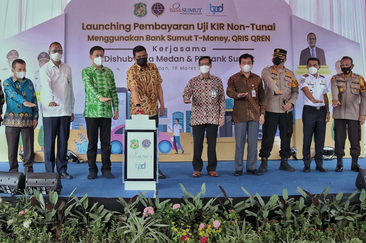 Di Medan, Bayar Uji KIR Non Tunai