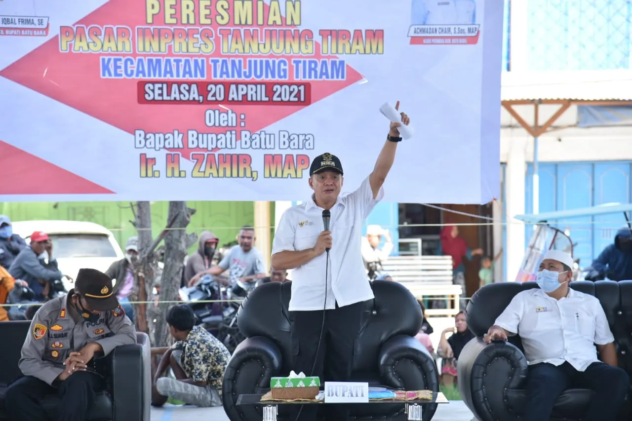 Pasar Inpres Tanjung Tiram Batu Bara Diresmikan