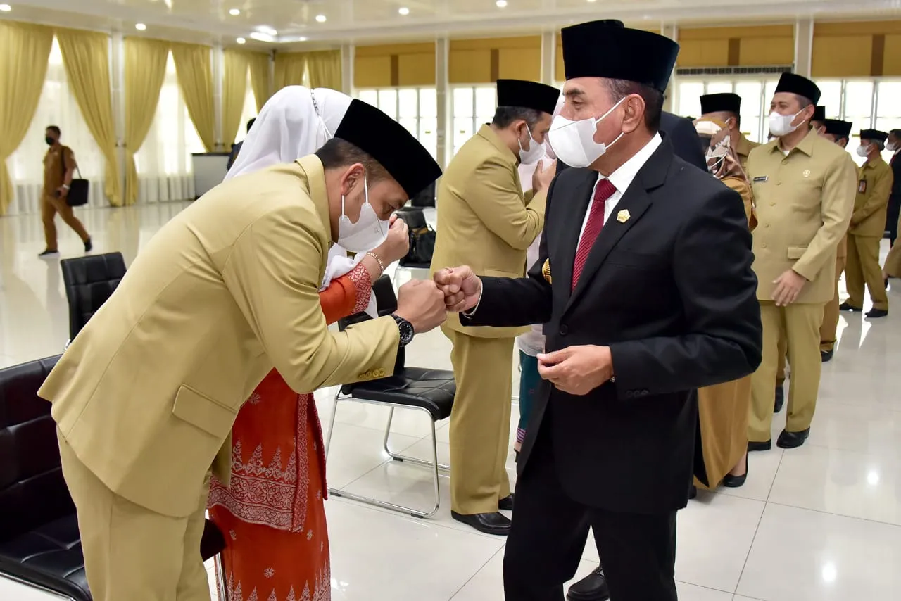 Delapan Pejabat Eselon II Pemprov Sumut Dilantik