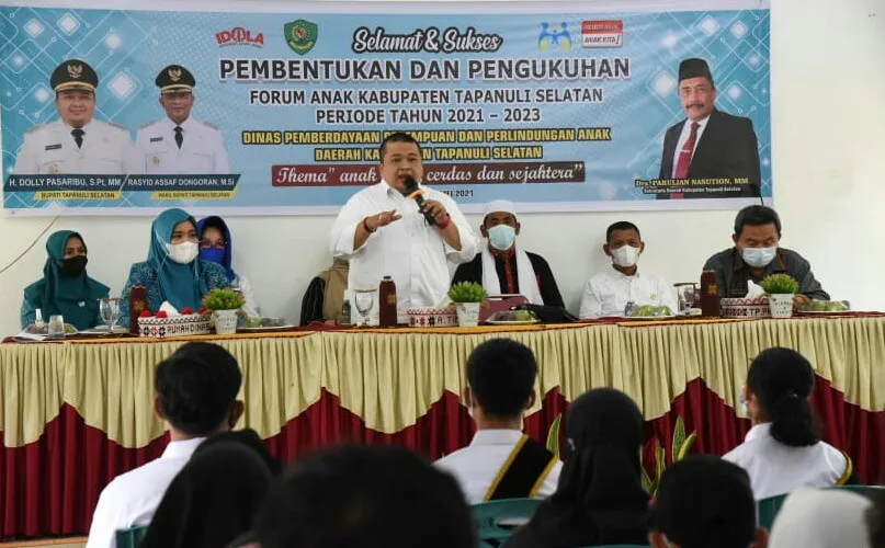 Bupati Tapsel : Forum Anak Harus Mampu Menjadi Wadah Kreativitas Anak 