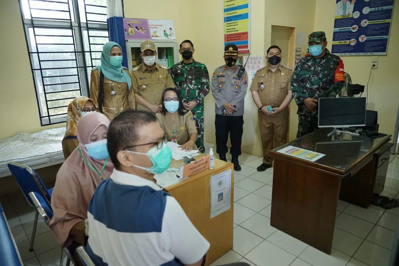 Sambut HUT Kodam I BB, Kodim 0204/DS Gelar "Serbuan Vaksinasi"