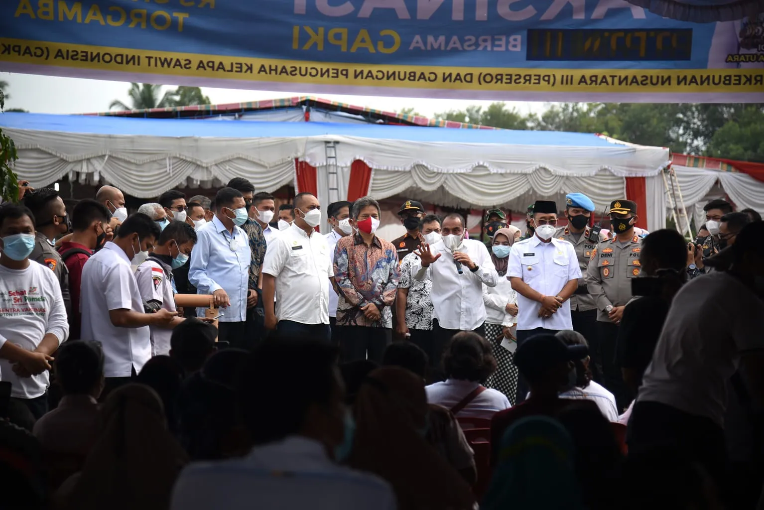 58.000 Masyarakat/Karyawan Perkebunan Divaksin