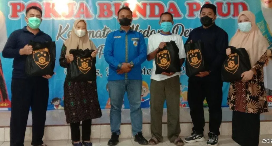 Calon Ketua KNPI Batu Bara Salurkan Bantuan Sembako Kabareskrim Polri