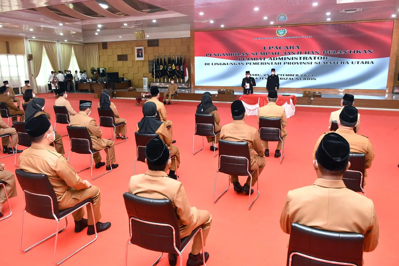 25 Pejabat Eselon III Pemprov Sumut Dilantik