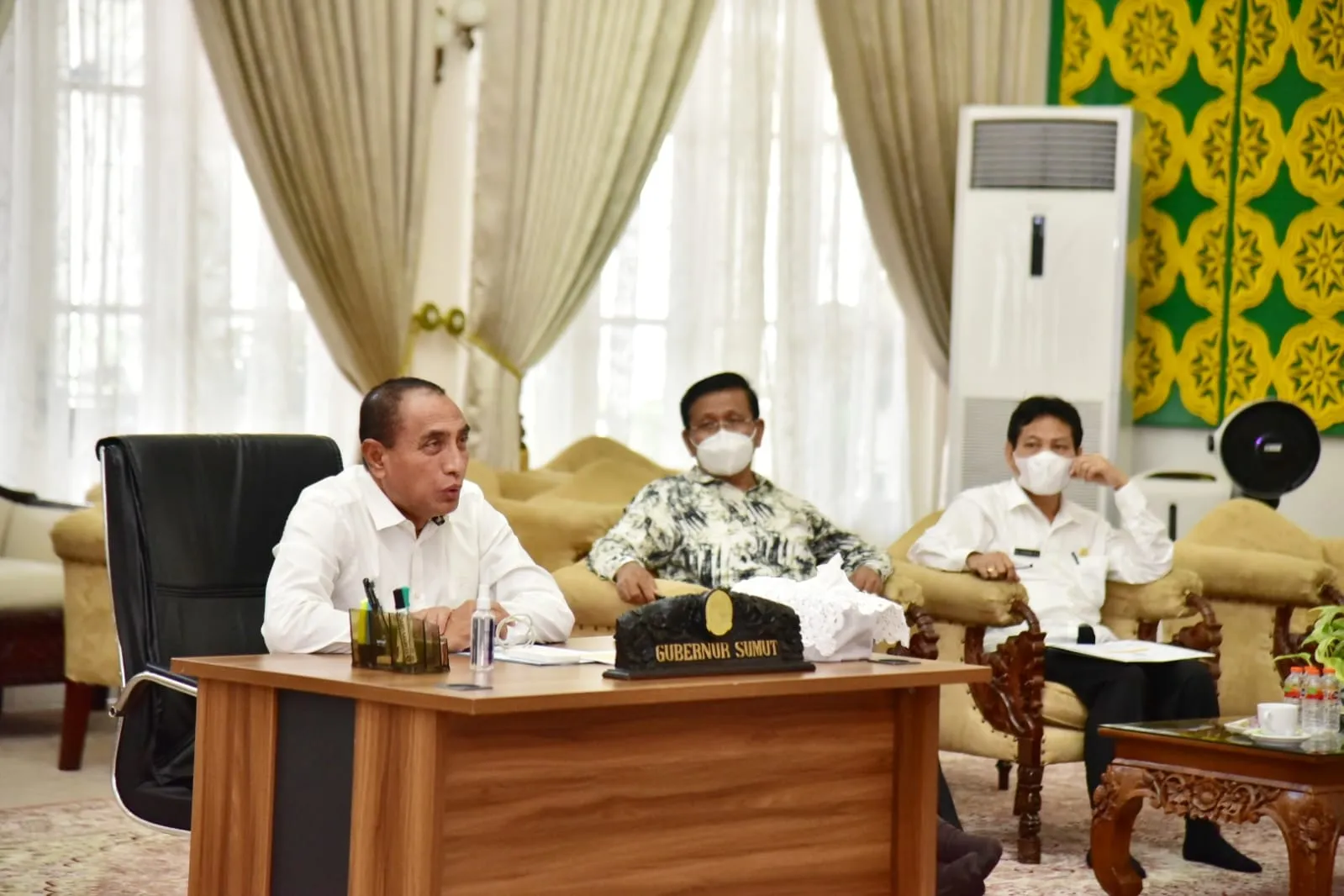 Sumut Bebas PPKM Level 4. Edy : Tetap Waspada