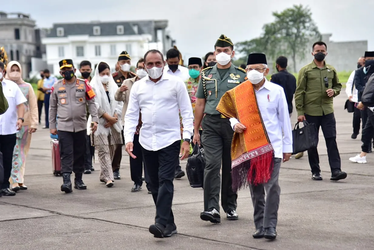 Wapres Ma'ruf Amin Kunjungan Kerja di Sumut