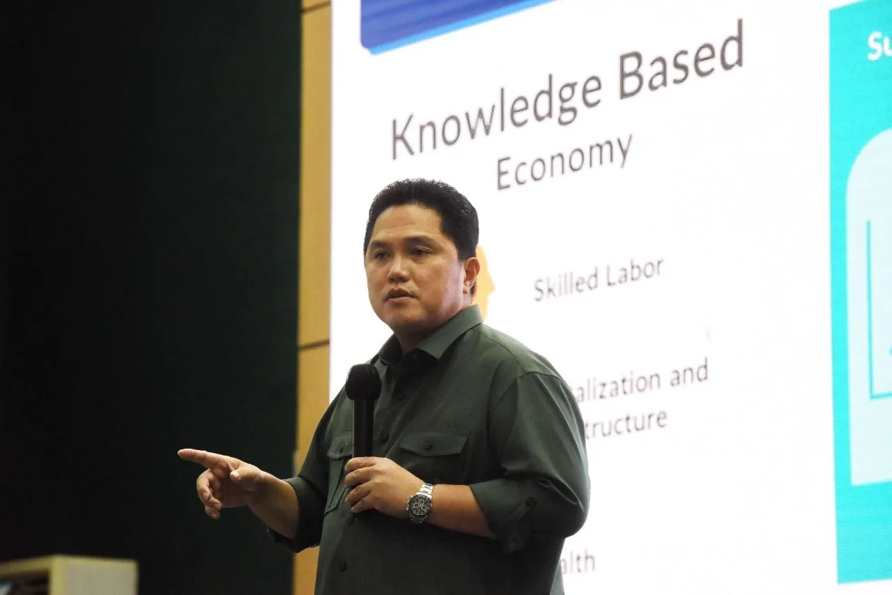 Erick Thohir di USU : Generasi Muda Harus Produktif,Tidak Konsumtif