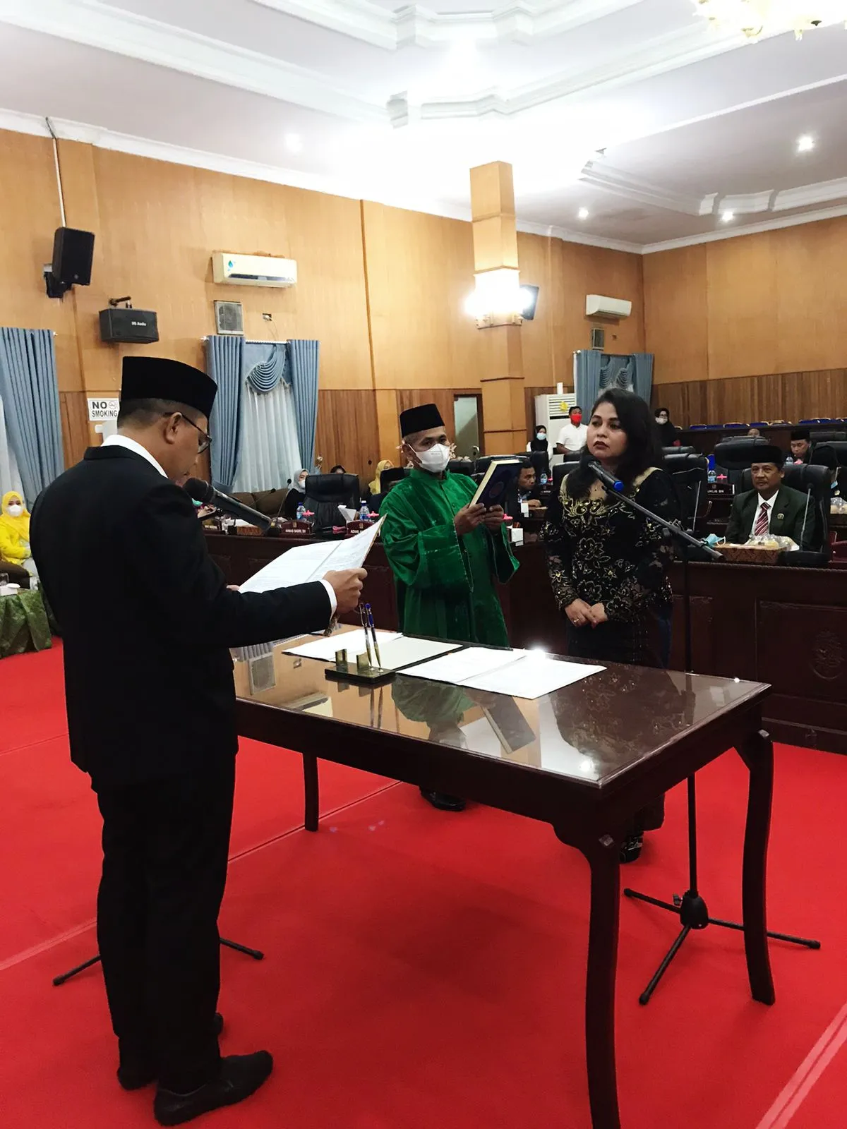 Rizky Aryetta  Dilantik Anggota DPRD Batu Bara