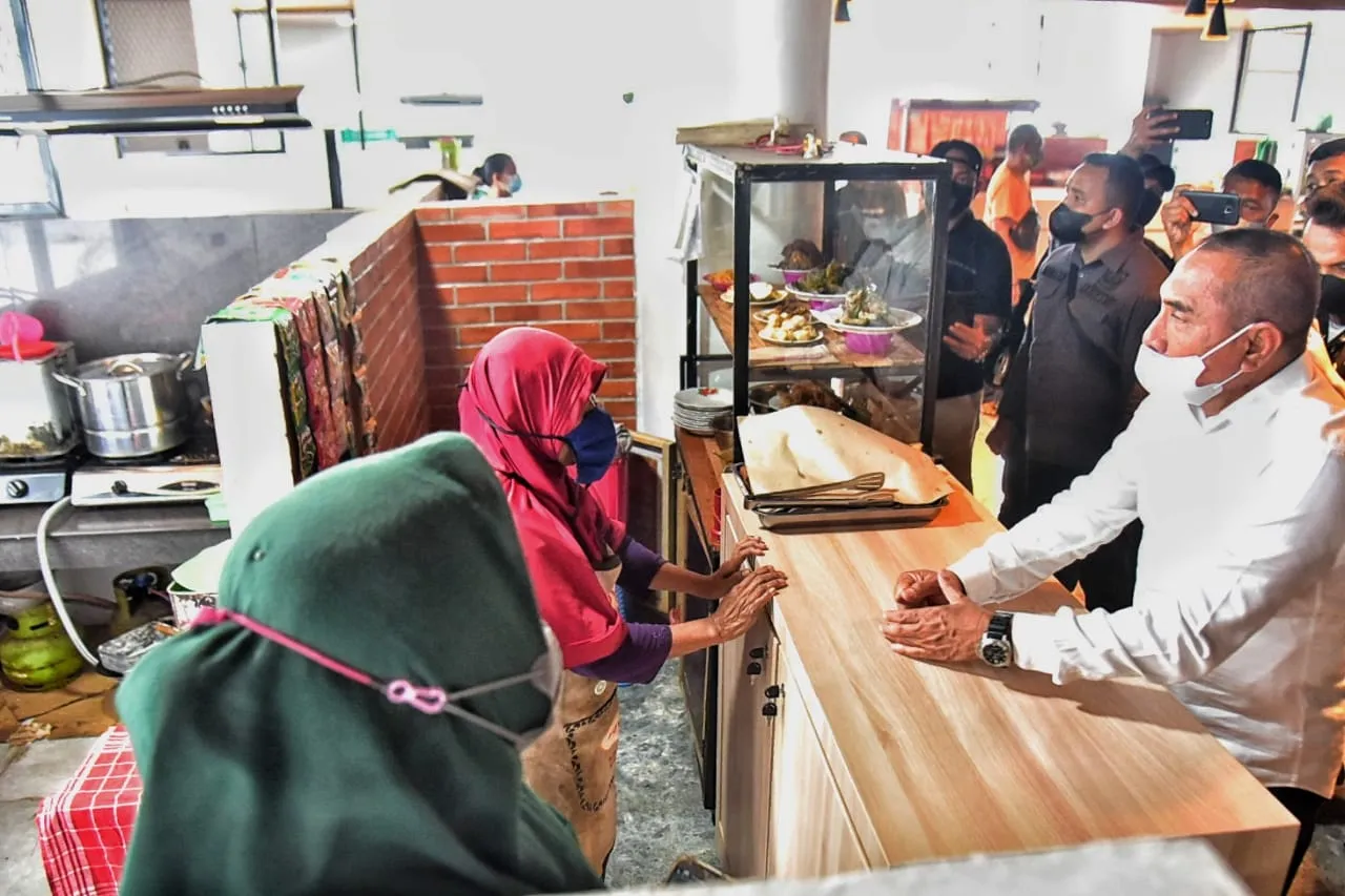 Edy Rahmayadi Pindahkan PKL ke Kantin Kantor Gubernur