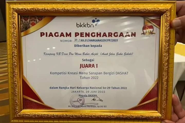 "Bubur Anjeli”, Sergai Juarai Kompetisi Menu Sarapan Bergizi    