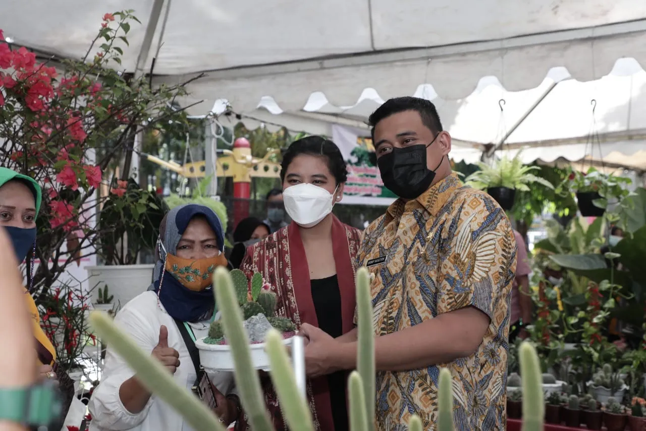 Pekan Bursa Pameran Tanaman Hias Taman Ahmad Yani Medan