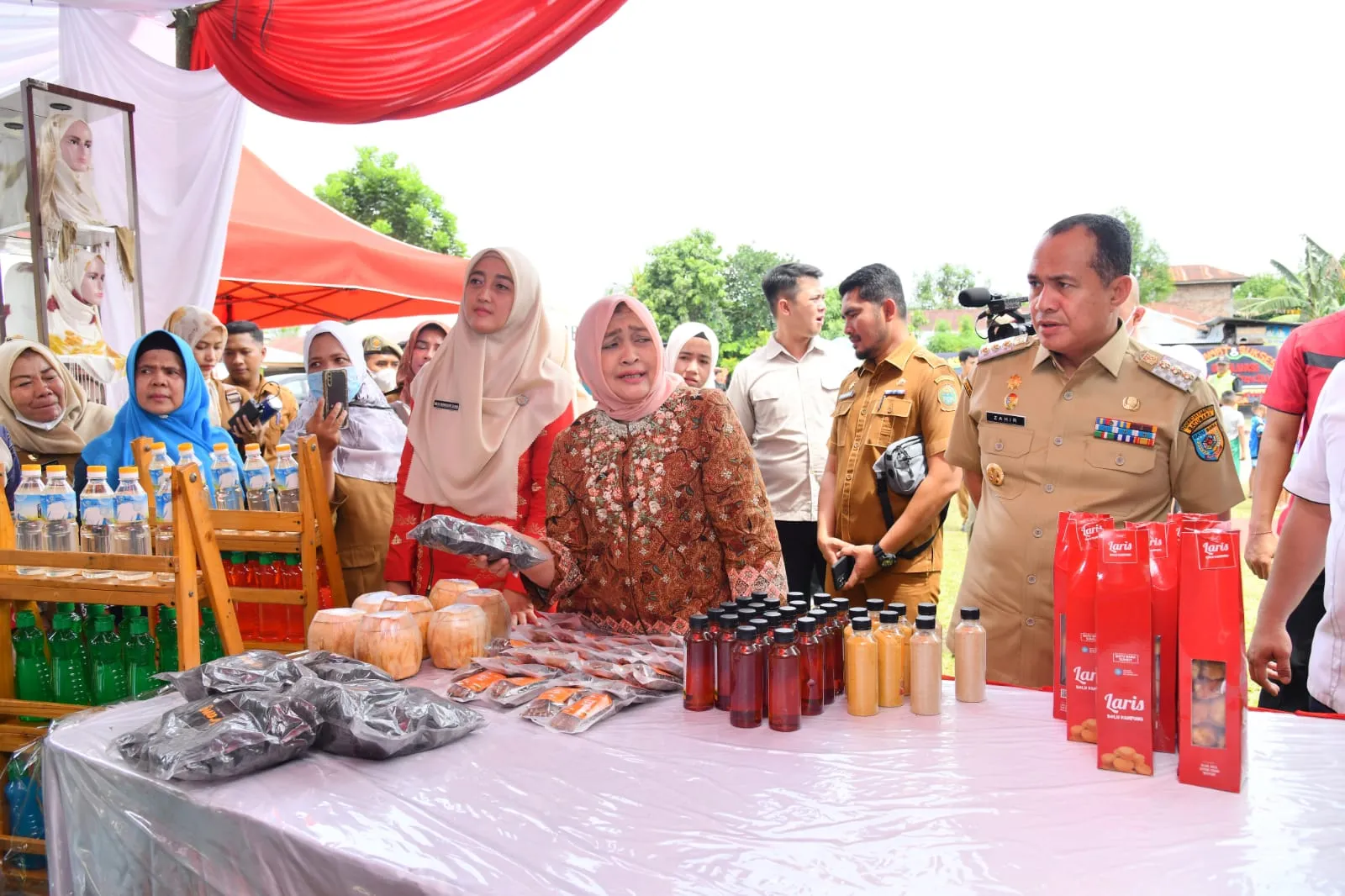 Ketua TP PKK Sumut Bersama Tim Penilai Kunjungi Desa Percontohan Di Batu Bara