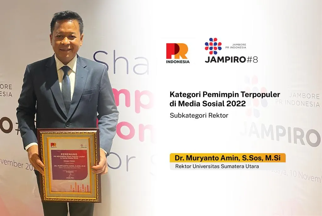 Muryanto Amin Dinobatkan Pemimpin Terpopuler 2022