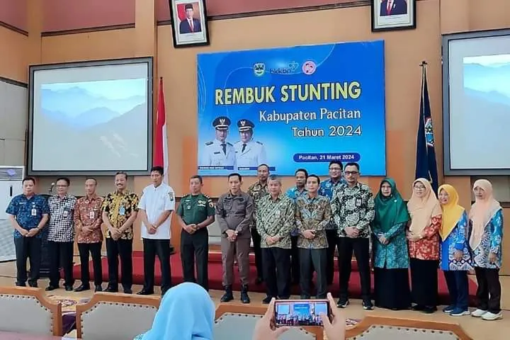 Gelar Rembuk Stunting Komitmen Pemkab Pacitan Tekan Stunting Hingga 2025.