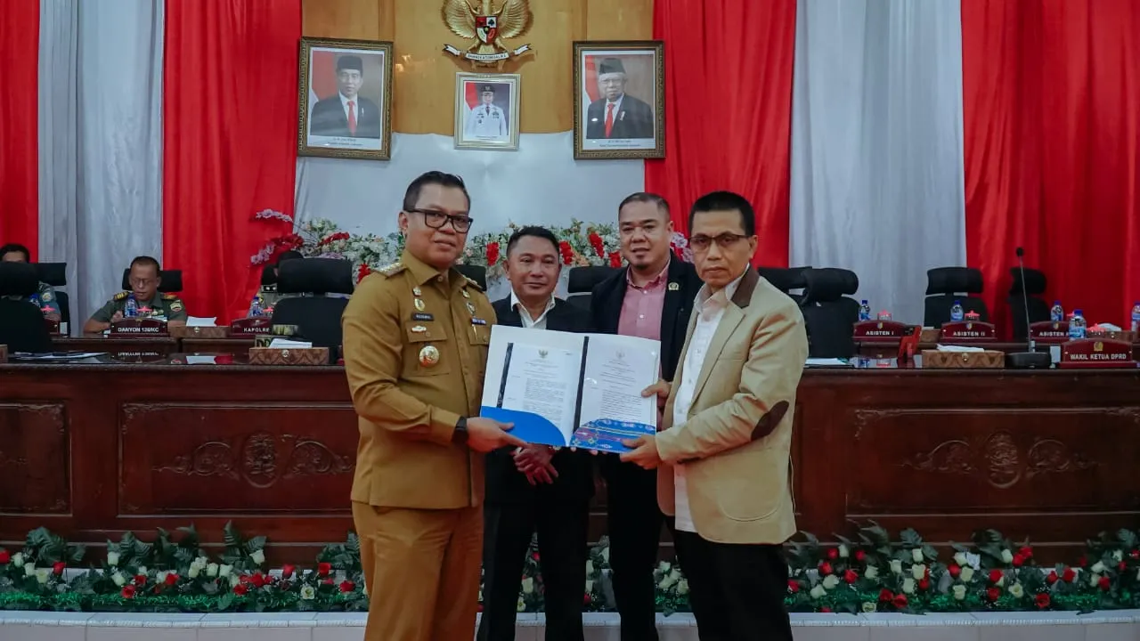 Pj. Bupati Batu Bara Sampaikan Dua Ranperda Baru di Sidang Paripurna