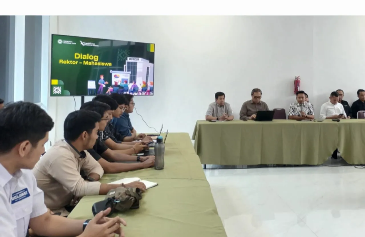 Rektor USU Dialog Terbuka dengan Mahasiwa Terkait UKT, Bangun Sinergi dan Kolaborasi.