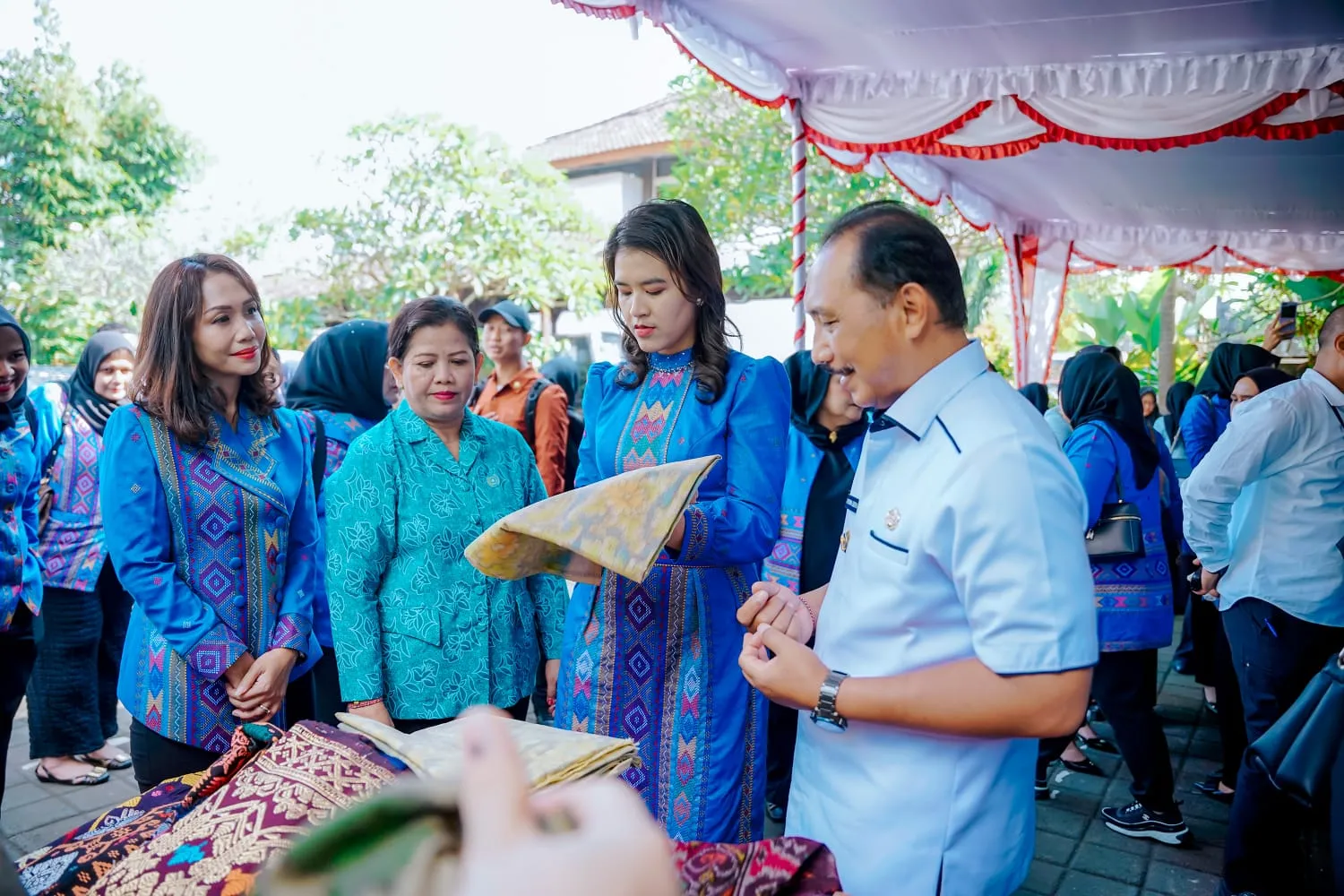 Tingkatkan Kualitas UP2K,Kahiyang Ayu Kunjungi Kabupaten Klungkung.