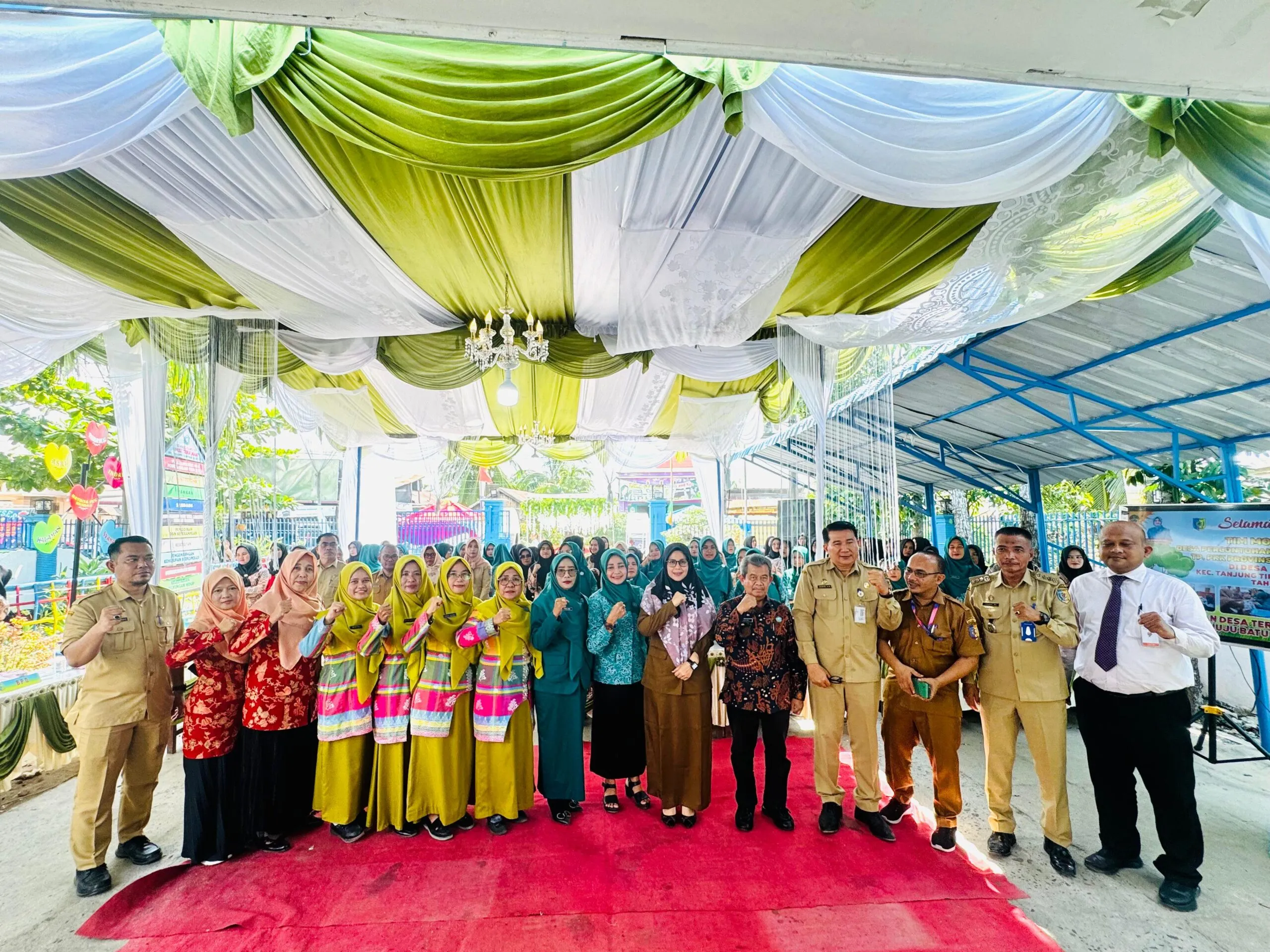 TP PKK Sumut Lakukan Monitoring di Desa Suka Maju, Batu Bara