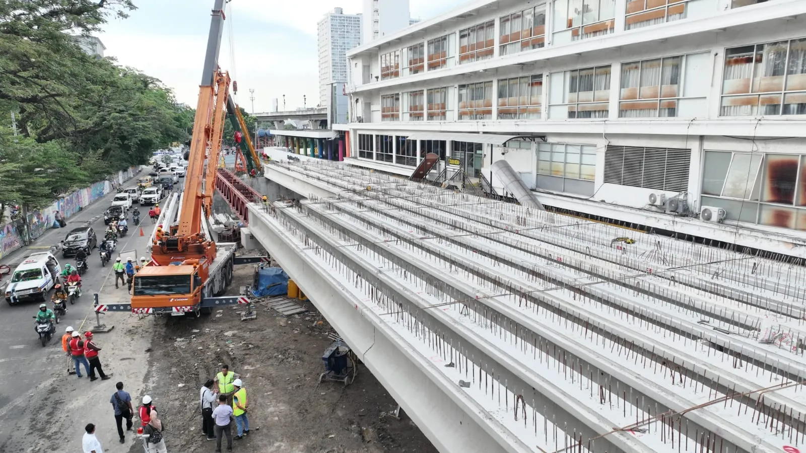 Overpass Jalan Stasiun Urai Kemacetan Lalu Lintas, Progres 52 Persen.