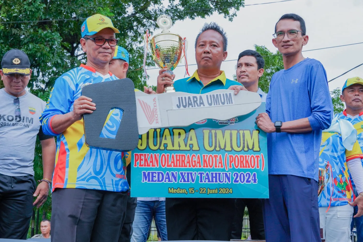 Medan Deli Juara Umum Porkot Medan 2024.
