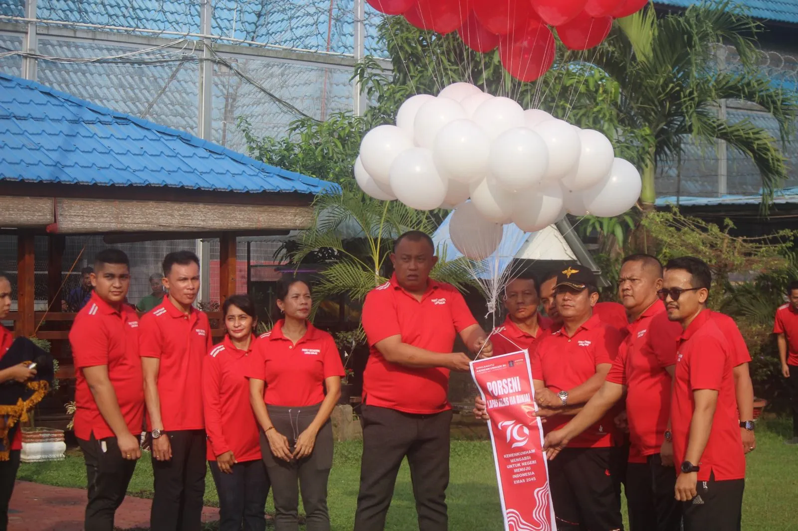 Kalapas Binjai Buka Porseni Sambut HUT RI dan Pengayoman Ke 79.