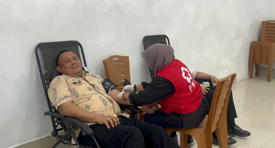 Donor Darah Lapas Binjai Wujud Kepedulian Sosial Dalam Hari Pengayoman.