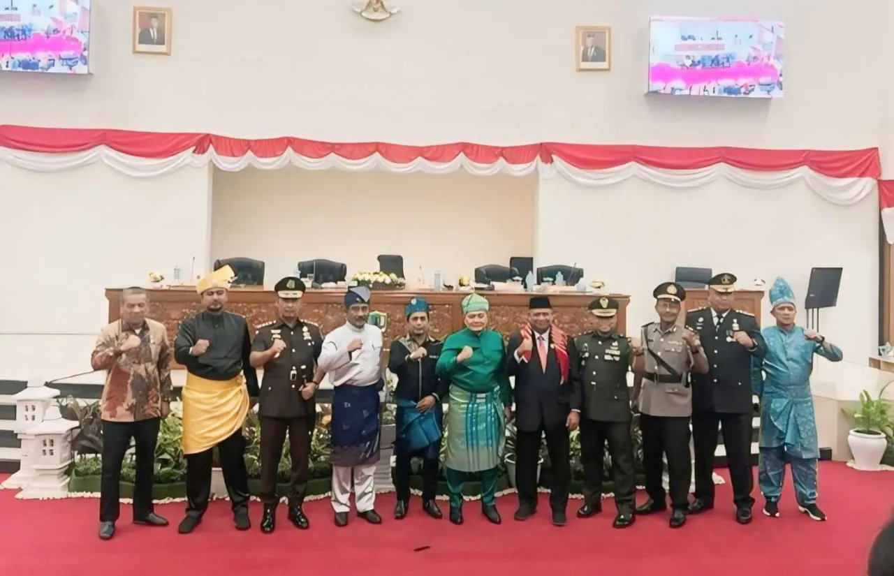 Kalapas Binjai Theo Adrianus Hadiri Pidato Kenegaraan Presiden Jokowi.