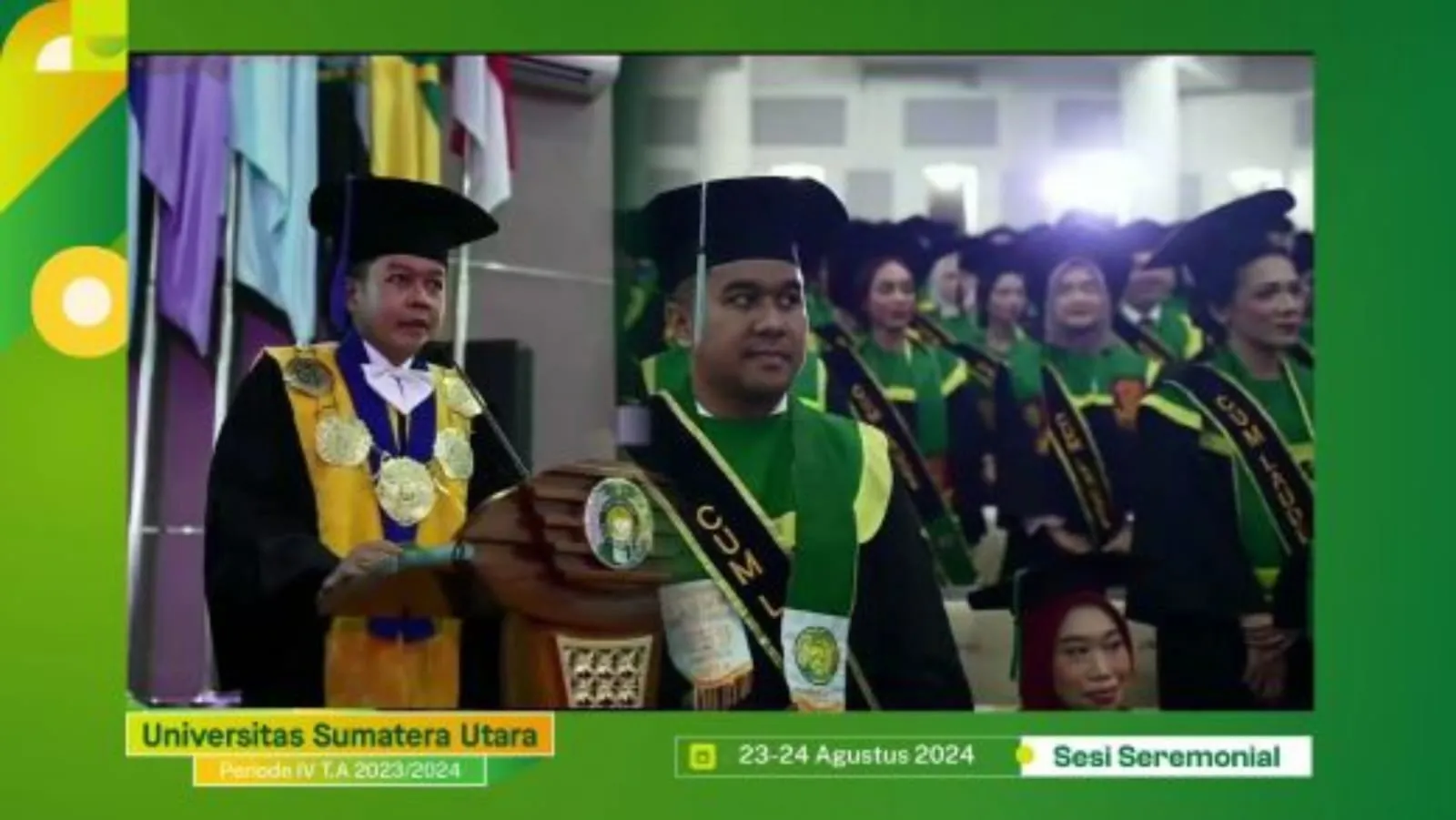 USU Wisuda 4.101 Sarjana,Rektor Tekankan Pentingnya Lefelong Learning.