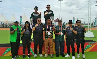 PON XXI, Sepatu Roda Sumut Raih 1 Emas 2 Perunggu Nomor ITT.