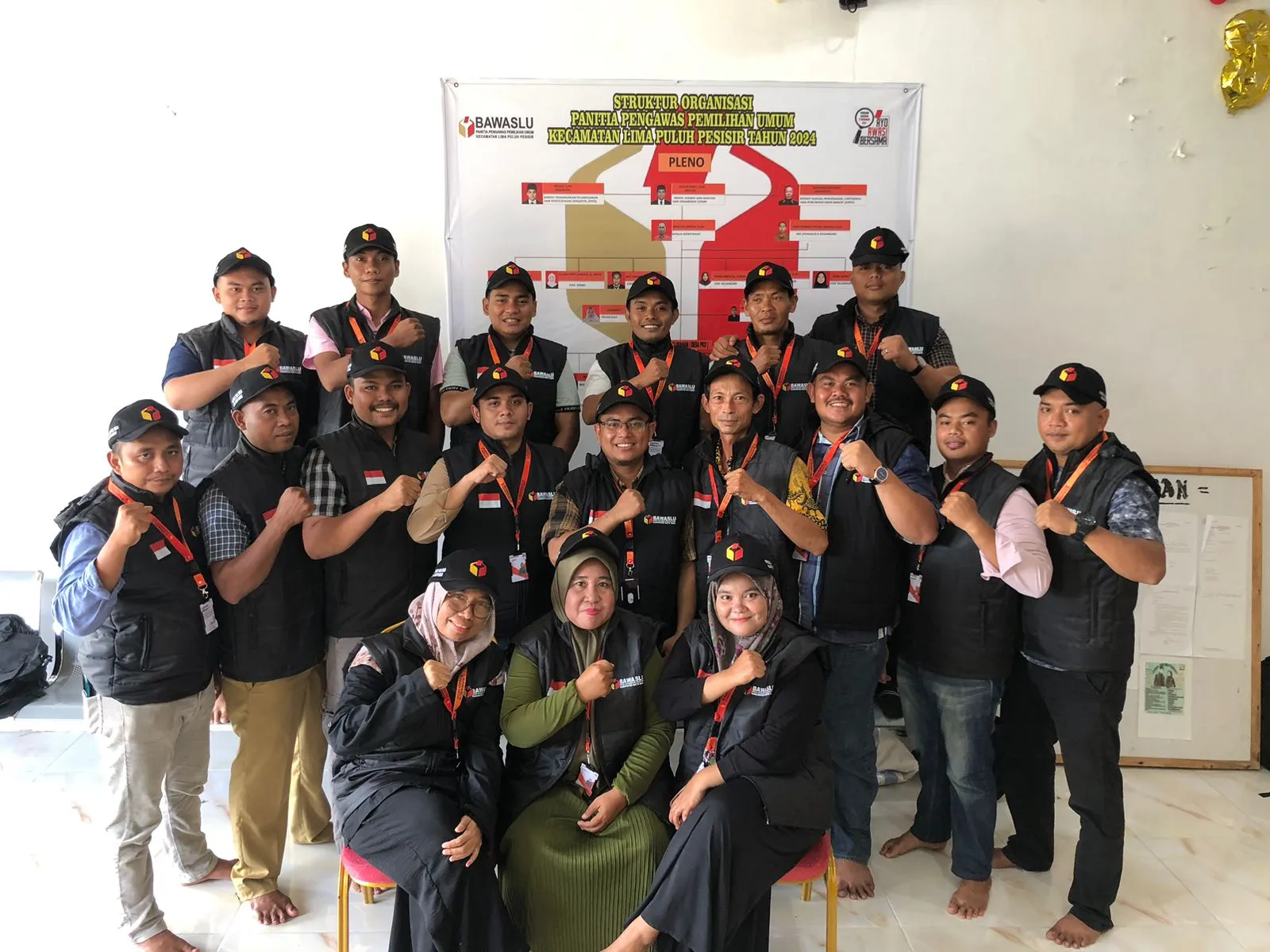 Panwaslu Kec. Lima Puluh Pesisir Umumkan Hasil Seleksi Administrasi PTPS Pilkada 2024