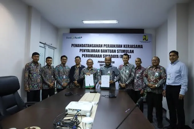 Bank Aceh Salurkan Rp.70 M Bantuan Stimulan Perumahan Swadaya.