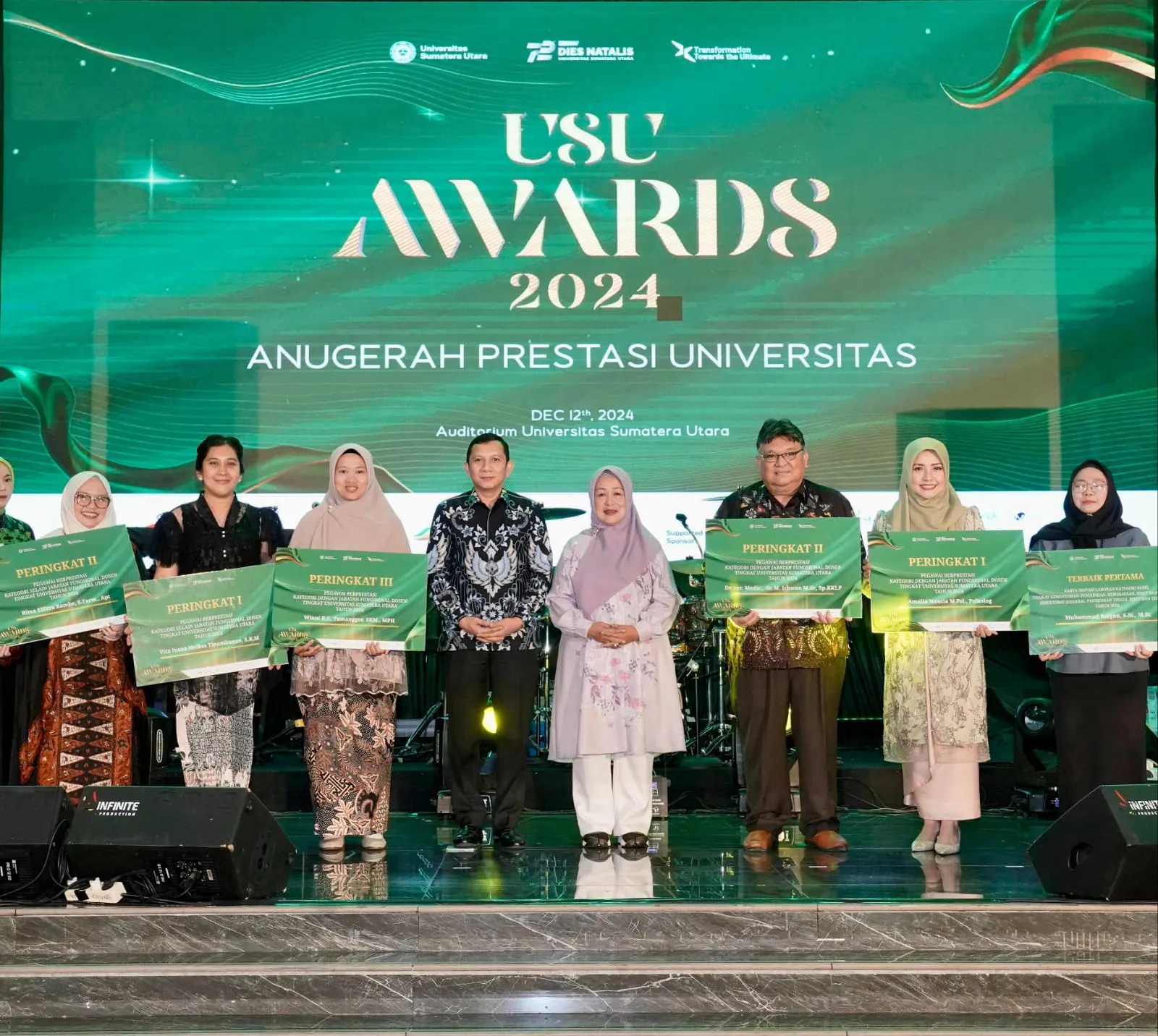 USU Award 2024 : Apresiasi Universitas Terhadap Prestasi Yang Diraih.