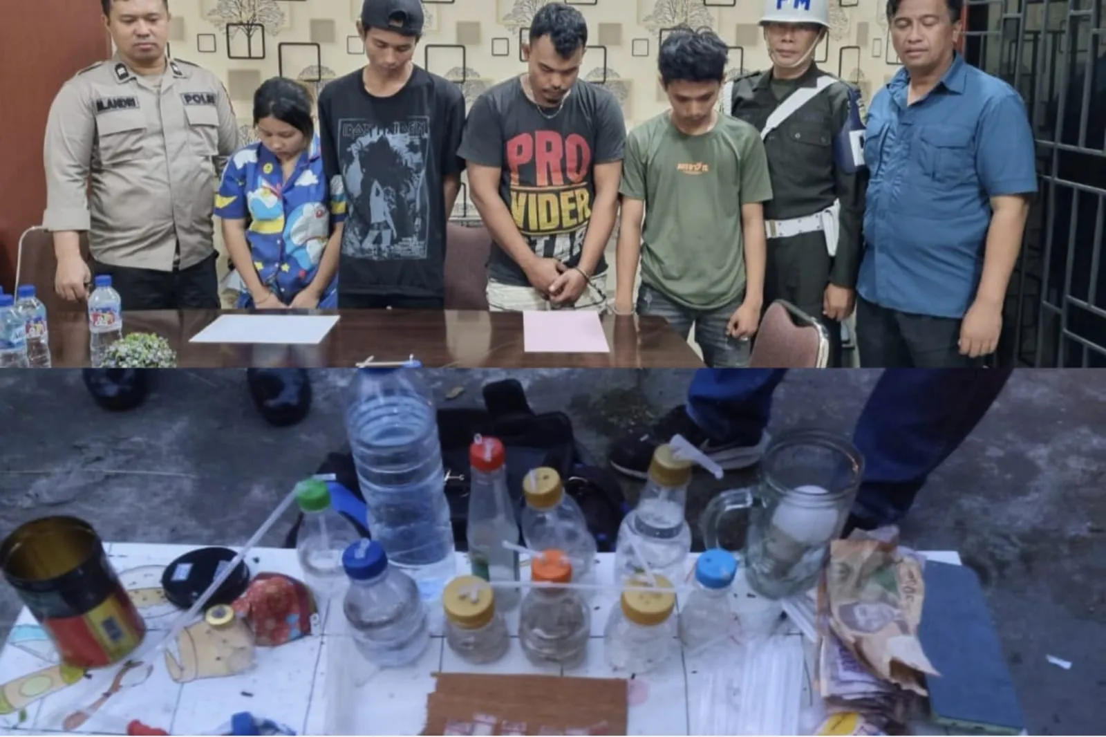 4 Tersangka Narkoba dan Judol Diamankan Personel Sub Denpom I/5-2 Binjai