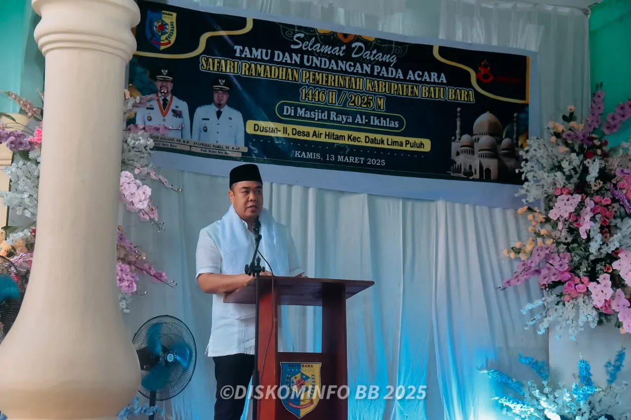 Safari Ramadhan Bahagia Ke-6: Wakil Bupati Batu Bara Salurkan Bantuan di Masjid Al-Ikhlas
