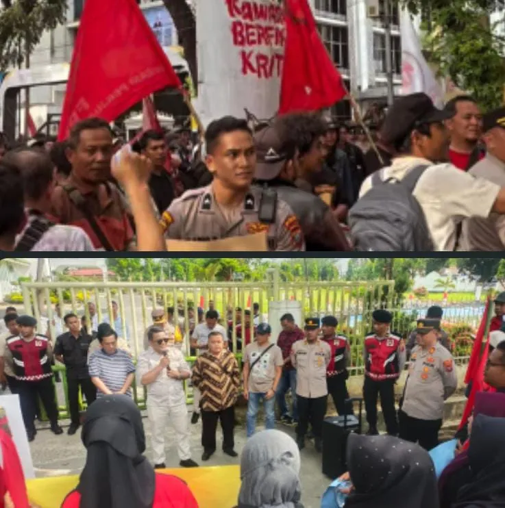 Polda Sumut Pengamanan Humanis Peringatan May Day 2025 di Sumut