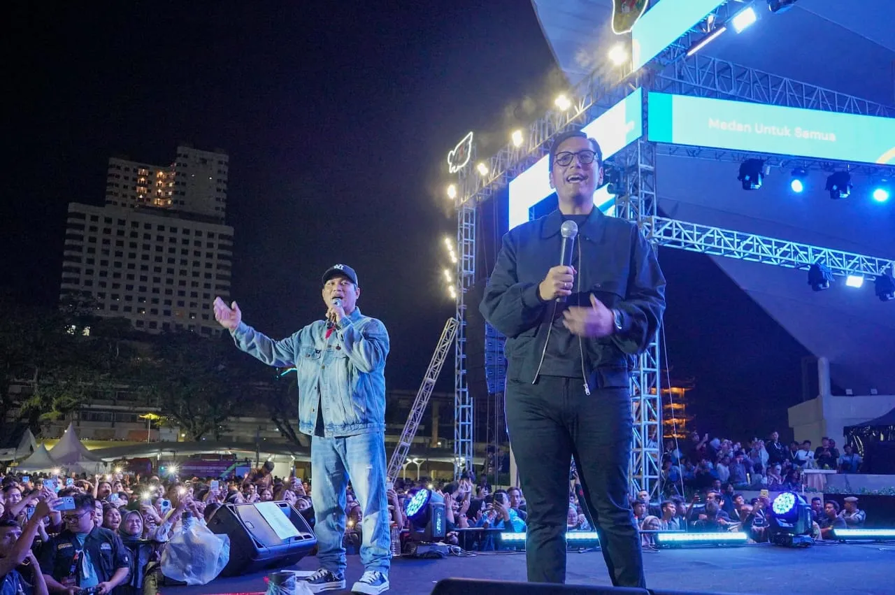 Armada Meriahkan Panggung Hiburan Rakyat Colorful Medan Carnival 2025, Ribuan Warga Bergembira