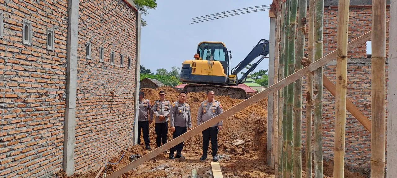 Kapolres Batu Bara Tinjau Perkembangan Pembangunan SPPG