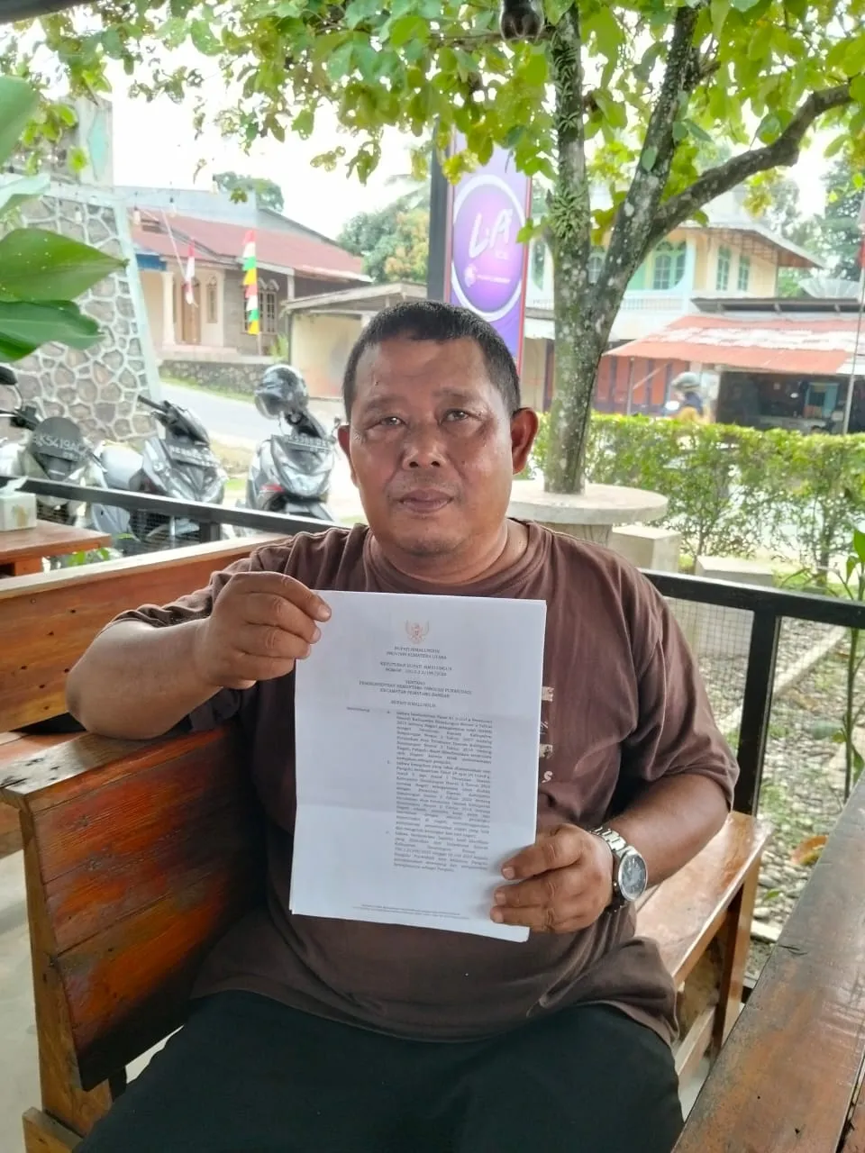 Bupati Simalungun Teken SK Pemberhentian Sementara Pangulu Purwodadi.