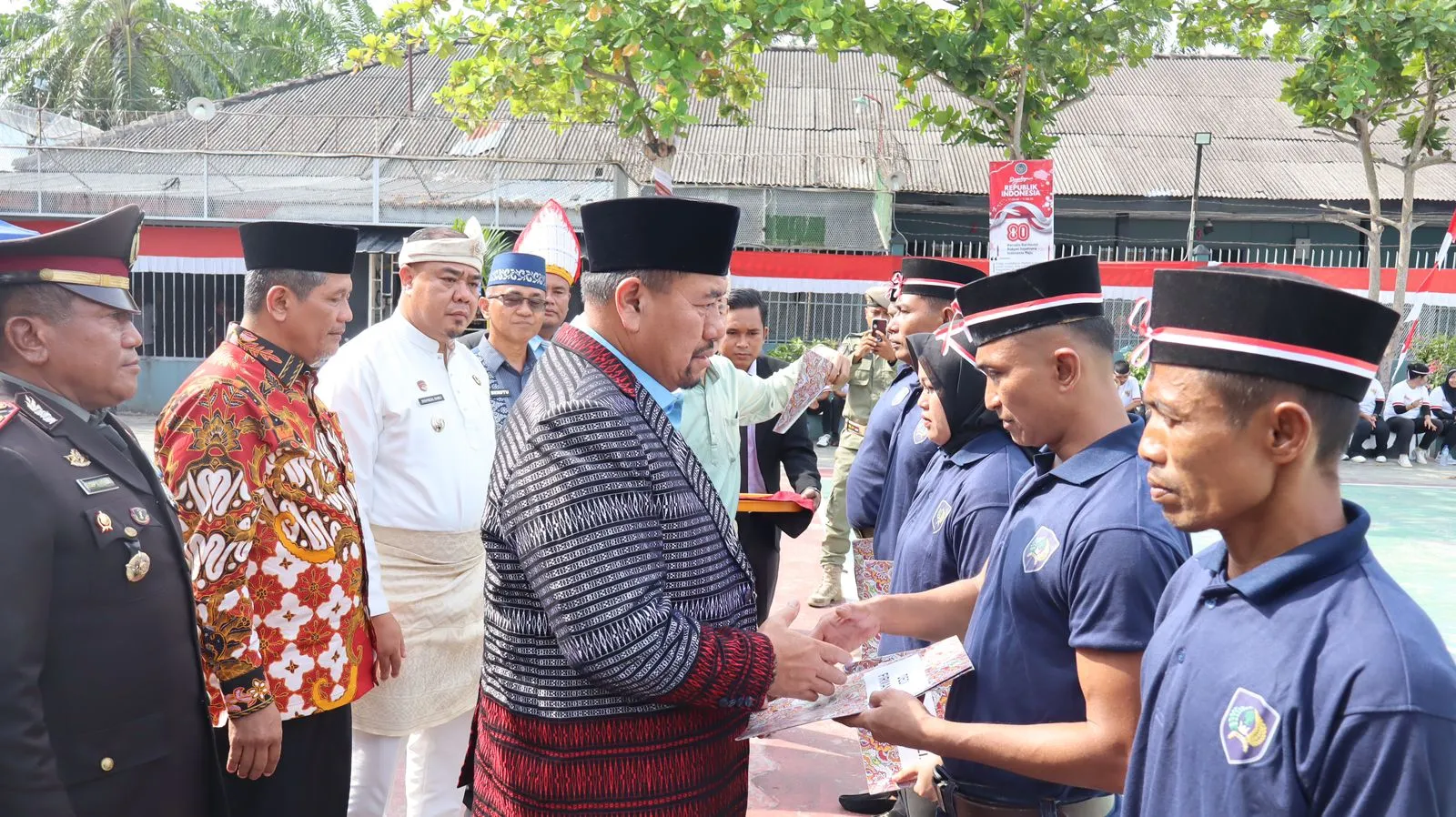 1.105 Warga Binaan Lapas Labuhan Ruku Terima Remisi di HUT ke-80 RI, 64 Bebas