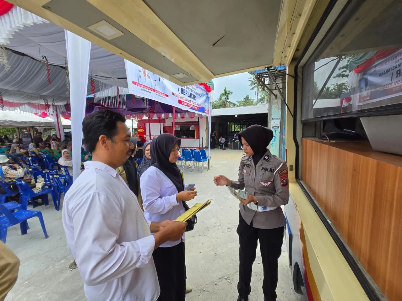 Sat Lantas Polres Batu Bara Dekatkan Layanan Samsat Keliling di Program Berlayar